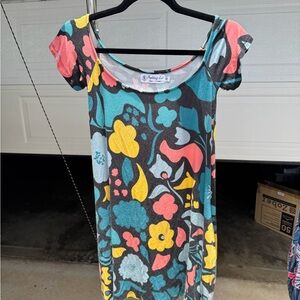 Fighting Eel Multicolor Floral Dress